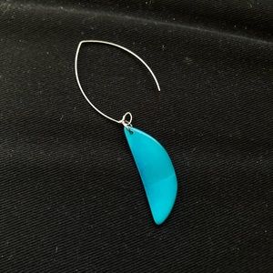 Blue rock earrings